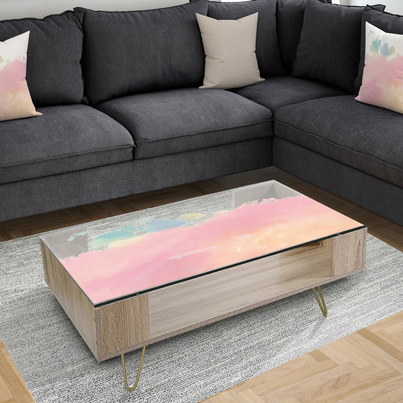 Pink Dream - Modern Coffee Table
