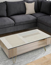 Painted Weaving III FB - Transitional Coffee Table