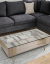 minimalist black and white I - Transitional Coffee Table