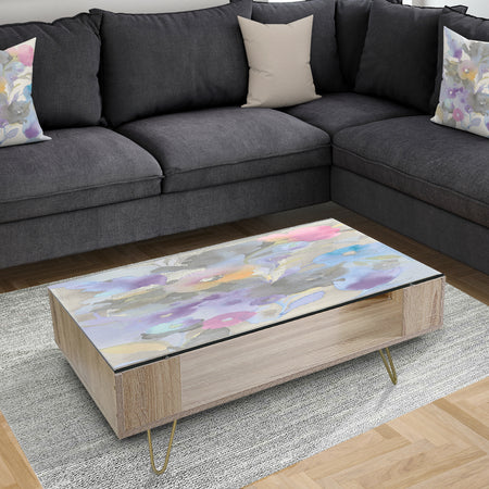 Jewel Garden I - Traditional Coffee Table