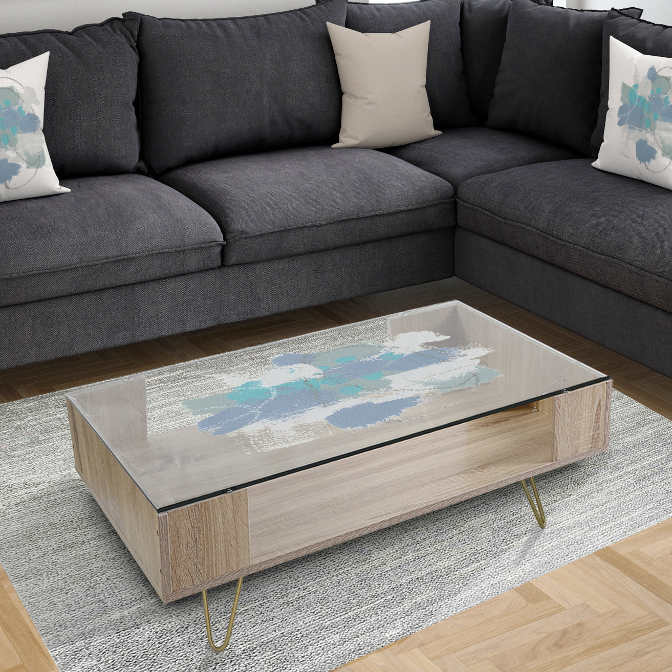 Hopeful III - Transitional Coffee Table