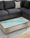 Silver Springs I Blue Green - Traditional Coffee Table