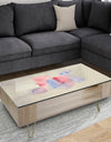 geometric Pastel II - Transitional Coffee Table