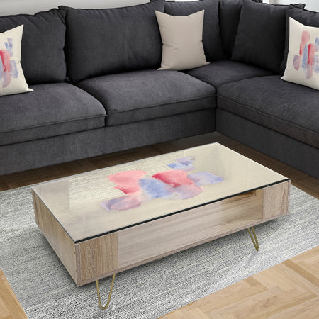 geometric Pastel II - Transitional Coffee Table