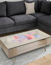 geometric Pastel I - Transitional Coffee Table