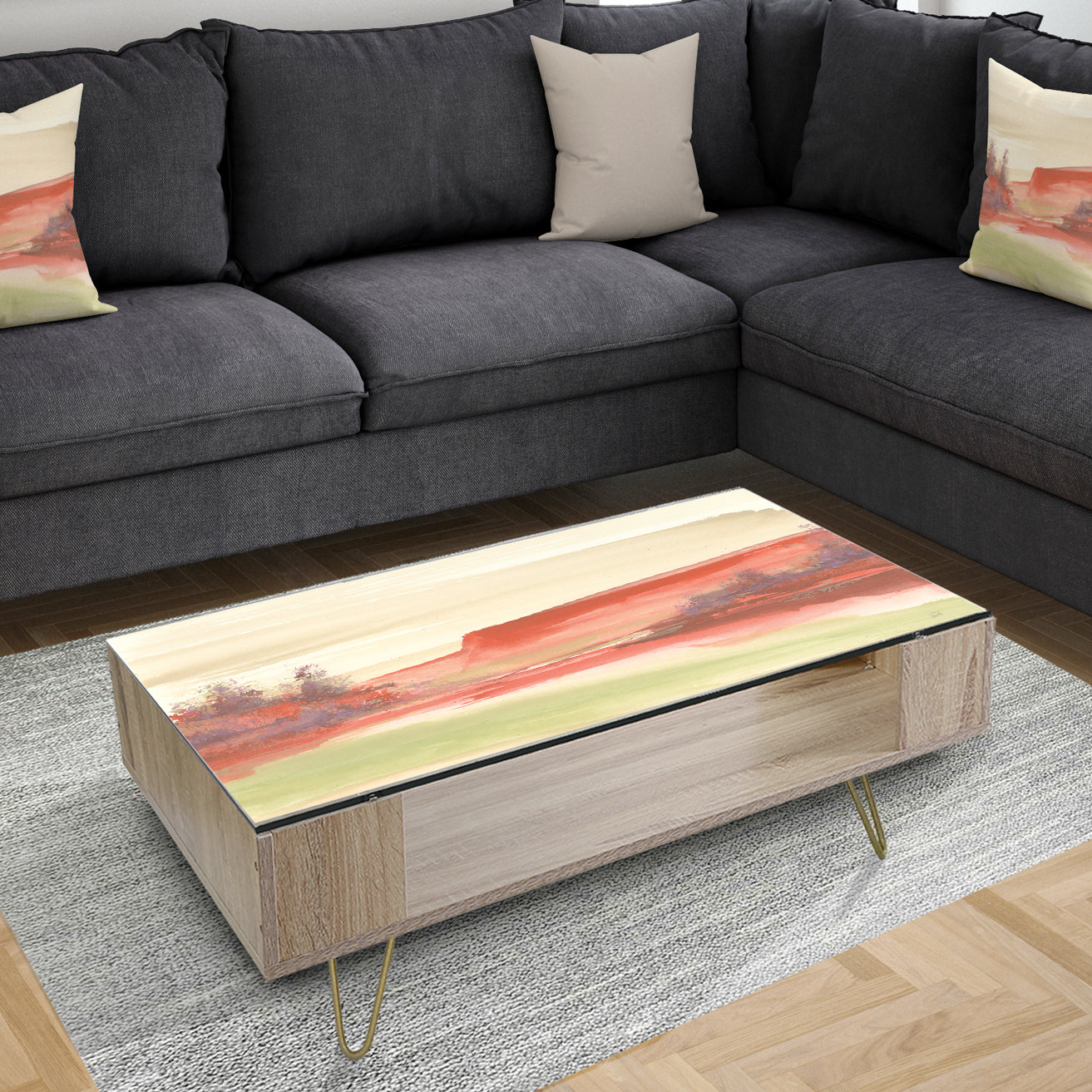 Red Rock III - Traditional Coffee Table