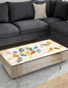 Multicolor Bird Meeting - Traditional Coffee Table