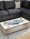 American Map Watercolor - Traditional Coffee Table