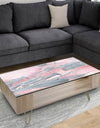 Durty Shabby Pink Blush III - Transitional Coffee Table