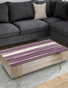 Shabby Watercolor on Purple III - Transitional Coffee Table