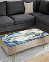 Indigold Watercolor Flower I - Traditional Coffee Table