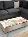 Vintage Floral Birdcage I - Traditional Coffee Table