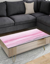 Pink Abstract Watercolor - Traditional Coffee Table