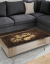 Gold Fashions Lips - Traditional Coffee Table