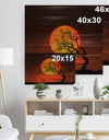 Birds and Tree Silhouette at Sunset - Landscape Print on Natural Pine Wood