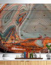 Beautiful Lake Superior Agate - Abstract Print on Natural Pine Wood