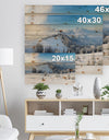 Sunny Morning in Mountains - Landscape Print on Natural Pine Wood