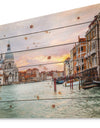 Santa Maria Della Salute - Cityscape Print on Natural Pine Wood