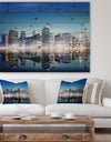 Skyscraper on New York City - Cityscape Print on Natural Pine Wood