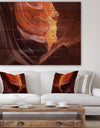 Lower Antelope Slot Canyon - Canyon Print on Natural Pine Wood