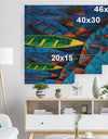 Colorful Boats and Jetty - Nautical Painting Print on Natural Pine Wood