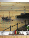 Memories of The Old Lighthouse - Sea & Shore Painting Print on Natural Pine Wood