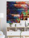 Boat with Wood Dragon - Sea & Shore Painting Print on Natural Pine Wood