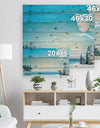 Christmas Fairy Blowing Snow Flakes on Winter Scene - Print on Natural Pine Wood