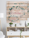 Happy Holidays in Christmas Wreath - Print on Natural Pine Wood