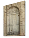 Vintage Italian Door - Vintage Print on Natural Pine Wood