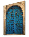 Vintage North African Door - Vintage Print on Natural Pine Wood