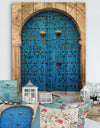 Vintage North African Door - Vintage Print on Natural Pine Wood