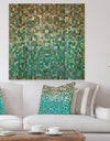 Blocked Abstract - Nautical & Coastal Print on Natural Pine Wood