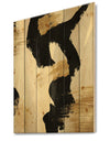 Glam Collage II - Modern & Contemporary Print on Natural Pine Wood