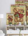 Christmas Gingerbread Love - Print on Natural Pine Wood