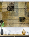 Multicolor Twin City - Glam Print on Natural Pine Wood