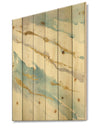 Abstract Drift v2 - Posh & Lux Print on Natural Pine Wood