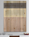 Painted Weaving IV FB - Modern & Contemporary Print on Natural Pine Wood