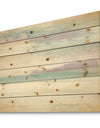 Horizon - Coastal Print on Natural Pine Wood