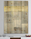 Patchwork Abstract I - Modern & Contemporary Print on Natural Pine Wood