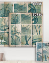 Underwater collage - Modern & Transitional Print on Natural Pine Wood