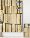 minimalist black and white I - Transitional Print on Natural Pine Wood