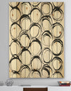 minimalist black and white II - Transitional Print on Natural Pine Wood