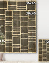 Minimalist Graphics IV - Transitional Print on Natural Pine Wood