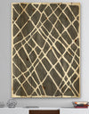 Minimalist Graphics V - Transitional Print on Natural Pine Wood
