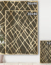 Minimalist Graphics V - Transitional Print on Natural Pine Wood