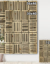 Minimalist Graphics I - Transitional Print on Natural Pine Wood