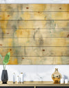 Summer Shower - Traditional Print on Natural Pine Wood