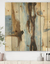 River Run I - Modern & Contemporary Print on Natural Pine Wood