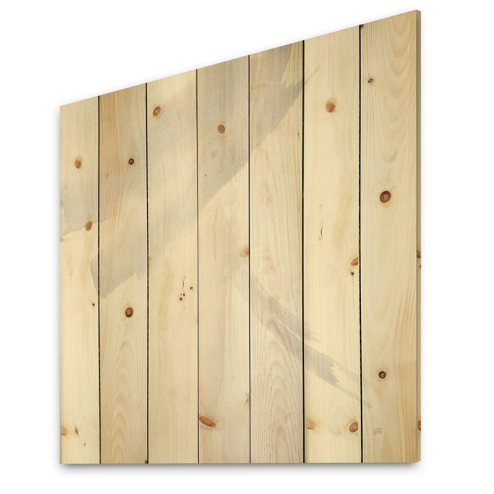 minimal geometric Zen II - Transitional Print on Natural Pine Wood
